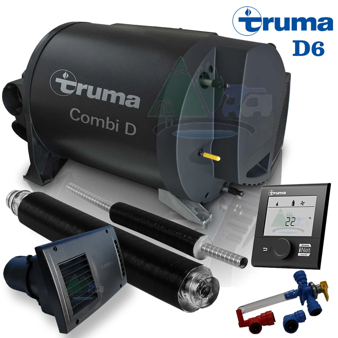 Truma Combi D6E Diesel Caravan Air and Water Heater Complete Kit 4 Truma Combi D6E Diesel Caravan Air and Water Heater Complete Kit - Image 2