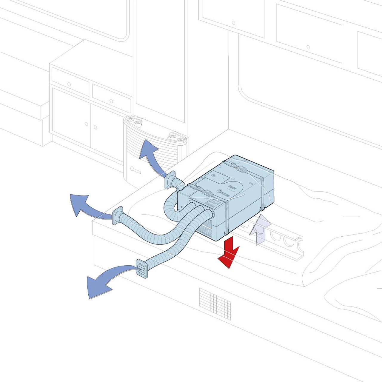 Truma Saphir Comfort Under Bench Air Conditioning Unit 6 Truma Saphir Comfort Under Bench Air Conditioning Unit - Image 4