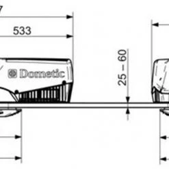 Dometic Freshjet 1700 Caravan Motorhome Air Conditioner -Bathroom Equipment Sales Store freshjet dims 29663.1358419180