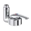 Reich Twist Shower Lever Mixer Tap - Chrome - 39mm -Bathroom Equipment Sales Store shower tap 85321.1649236129
